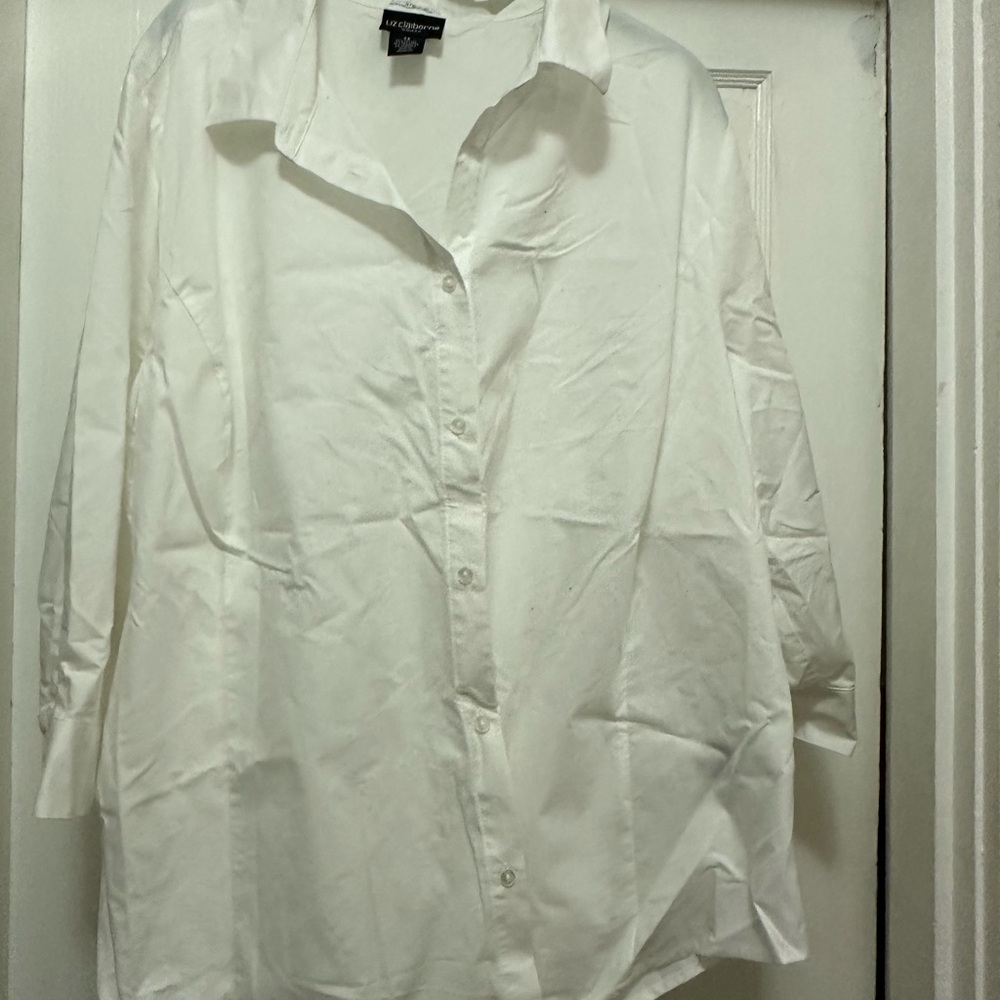 White Button Down Blouse